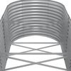 vidaXL Garden Raised Bed Powder-coated Steel 512x80x68 cm Grey