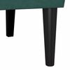vidaXL Bench Dark Green 112 x 65.5 x 75 cm Velvet