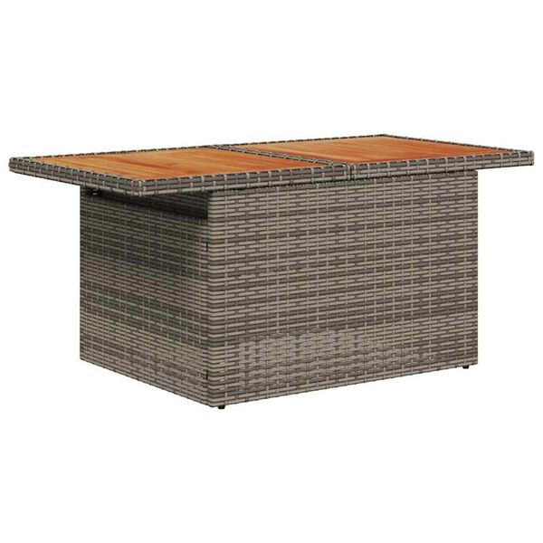 vidaXL Garden Sofa Set 5 pcs Grey and navy blue 100 x 55 x 73 cm