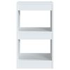 vidaXL Book Cabinet/Room Divider White 40x30x72 cm