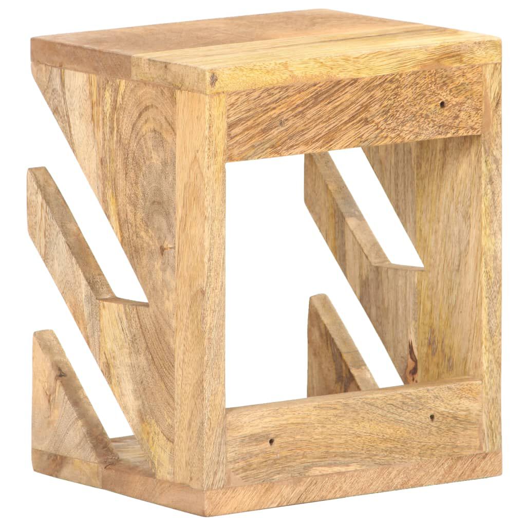 vidaXL Wall Mounted Skateboard Holder 25x20x30 cm Solid Mango Wood
