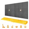 vidaXL Tool Wall 500x1000 mm 50 Hooks PP