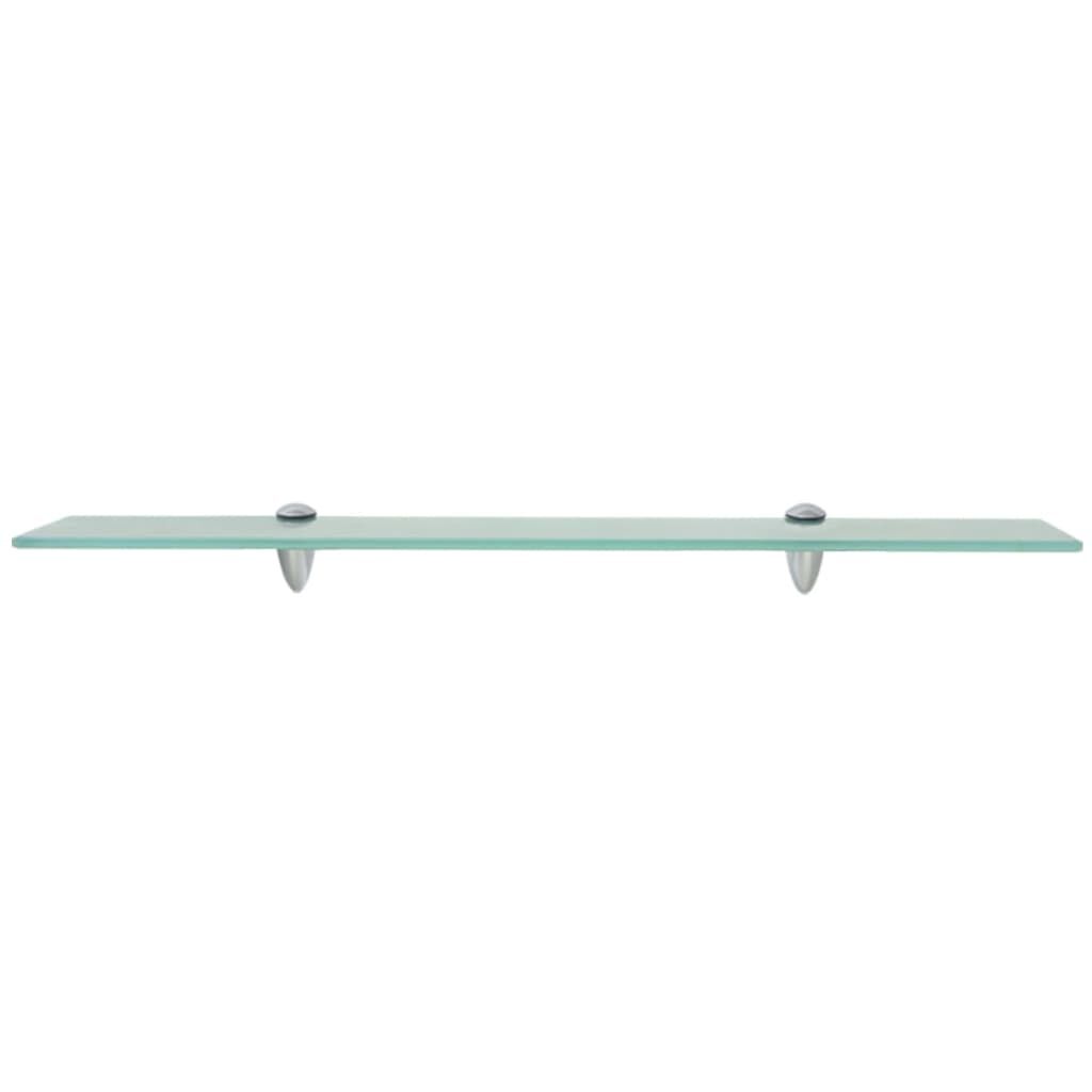 vidaXL Floating Shelves 2 pcs Glass 70x10 cm 8 mm