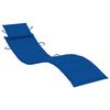 vidaXL Garden Sun Lounger with Cushion Solid Acacia Wood