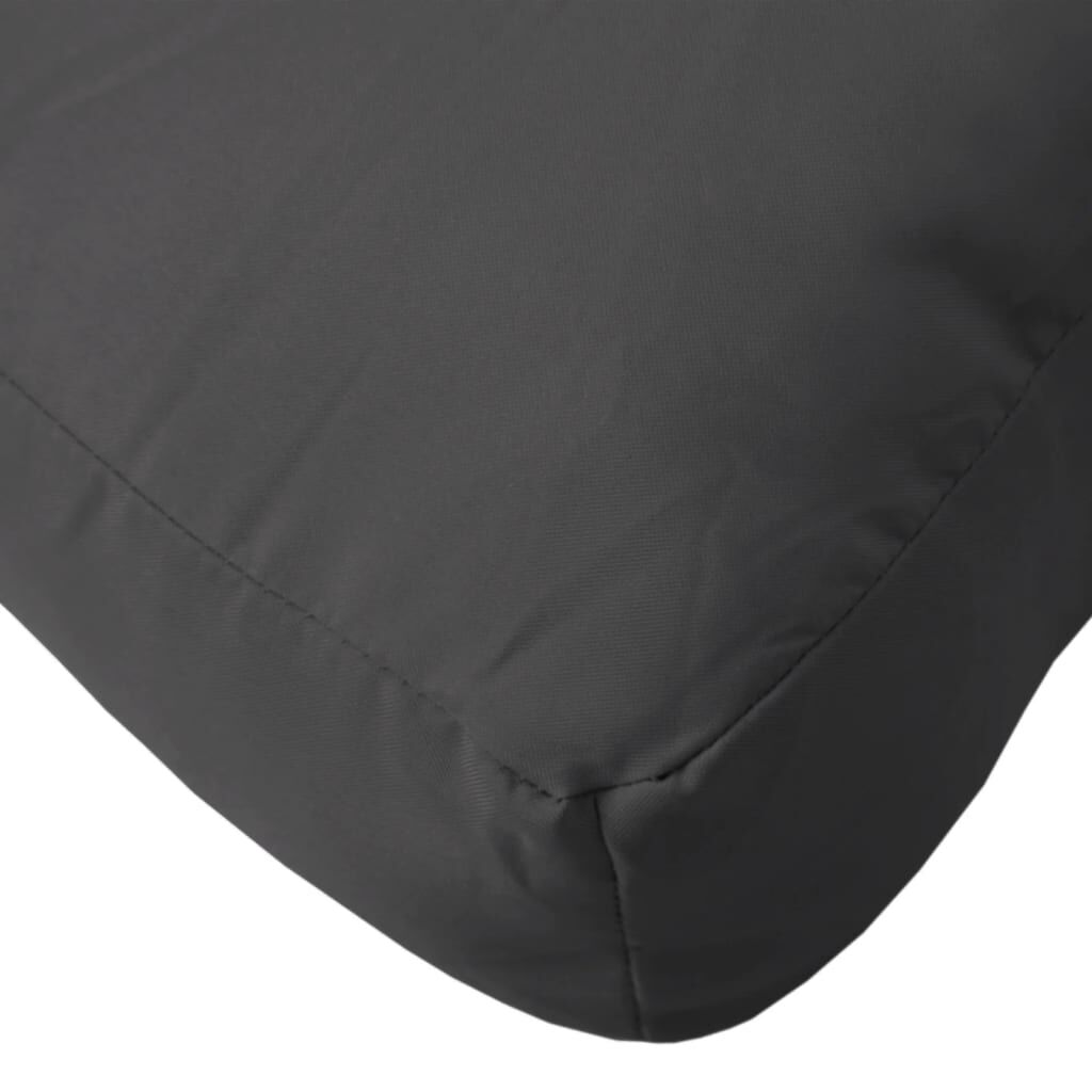 vidaXL Pallet Cushions 3 pcs Black Oxford Fabric