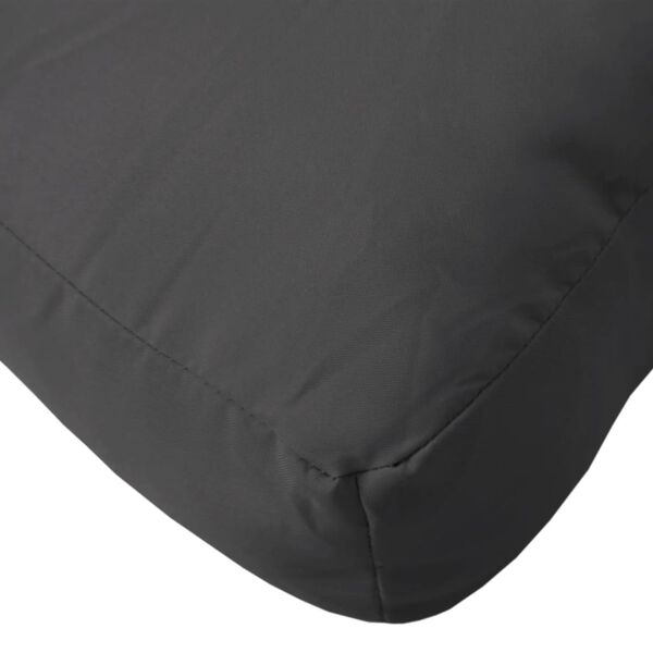 vidaXL Pallet Cushions 3 pcs Black Oxford Fabric