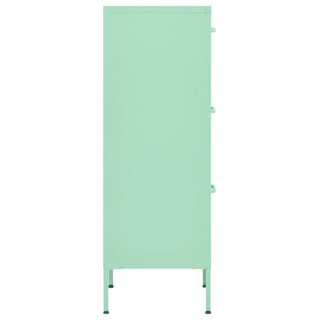 vidaXL Storage Cabinet Mint 42.5x35x101.5 cm Steel