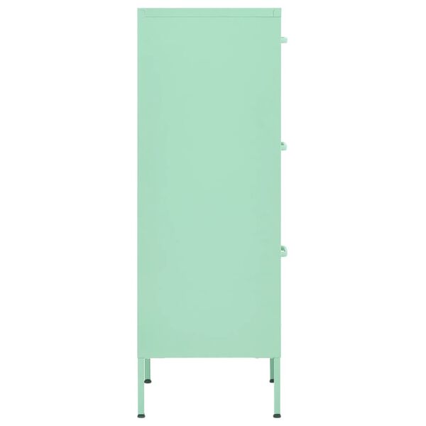 vidaXL Storage Cabinet Mint 42.5x35x101.5 cm Steel