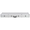 vidaXL Gun Case Silver 118x38x12 cm Aluminium