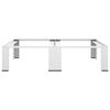 vidaXL Double Washing and Drying Machine Pedestal White
