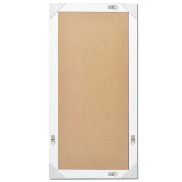 vidaXL Wall Mirror Baroque Style 120x60 cm White