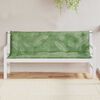 vidaXL Garden Bench Cushions 2pcs Leaf Pattern 150x50x7cm Fabric