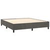 vidaXL Box Spring Bed Frame Dark Grey California King Velvet (US Only)
