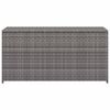 vidaXL Garden Storage Box Grey 120x50x60 cm Poly Rattan