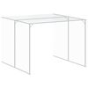 vidaXL Dog House with Run Anthracite 214x1069x181 cm Galvanised Steel