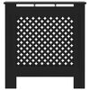 vidaXL MDF Radiator Cover Black 78 cm