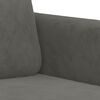 vidaXL 3-Seater Sofa Dark Grey 180 cm Velvet