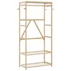 vidaXL Clothes Rack with Shelves 80x40x175 cm Bamboo