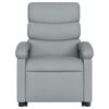 vidaXL Electric Stand up Recliner Chair Light Grey Fabric