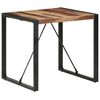 vidaXL Dining Table 80x80x75 cm Solid Wood