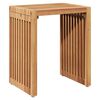 vidaXL Garden Side Table 3 pcs Brown 33 x 44.5 x 51 cm Solid Teak Wood