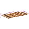 vidaXL Rectangular Table Top 60x120 cm 25-27 mm Solid Reclaimed Wood