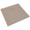 vidaXL Shower Base Tray SMC Brown 90x80 cm