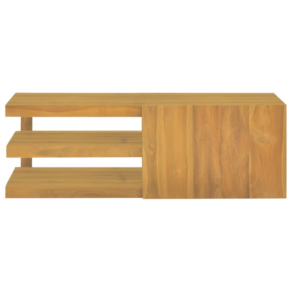 vidaXL Wall-mounted Bathroom Cabinet 90x40x30 cm Solid Wood Teak