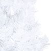 vidaXL Artificial Pre-lit Christmas Tree with Thick Branches White 150 cm
