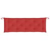 vidaXL Garden Bench Cushion Red 150x50x7 cm Oxford Fabric