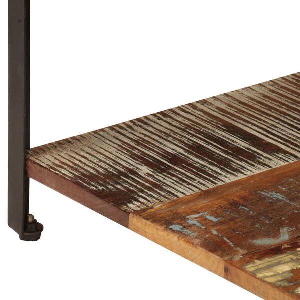 vidaXL Coffee Table with Shelf 100x60x35 cm Solid Reclaimed Wood