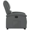 vidaXL Electric Stand up Recliner Chair Grey Faux Leather