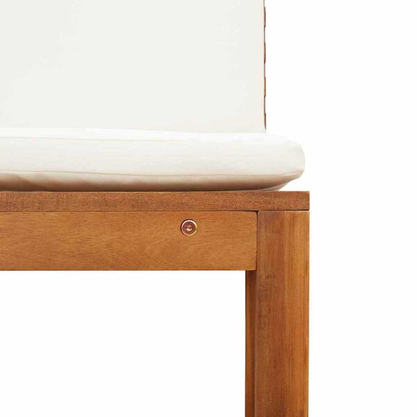 vidaXL Garden Bench Brown 100 x 50 x 91cm Solid Acacia wood