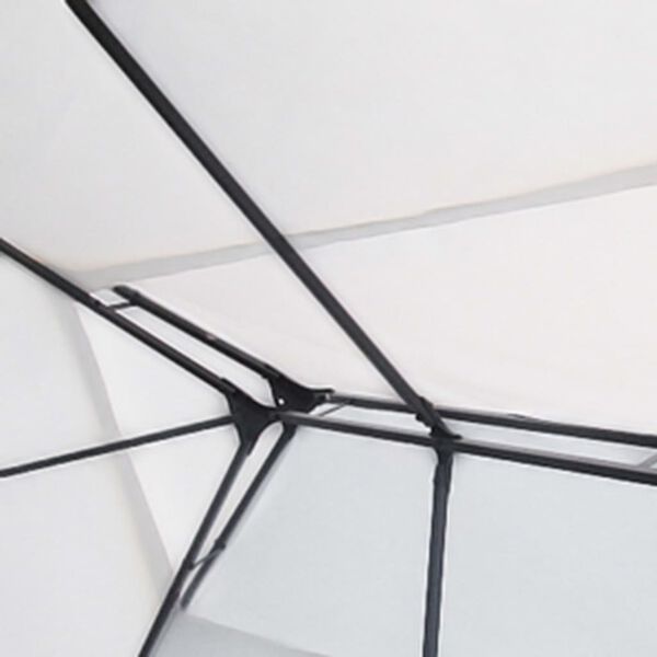 vidaXL Gazebo White 3x4 m