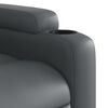 vidaXL Massage Recliner Chair Grey Faux Leather