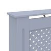 vidaXL Radiator Cover Anthracite 112x19x81.5 cm MDF