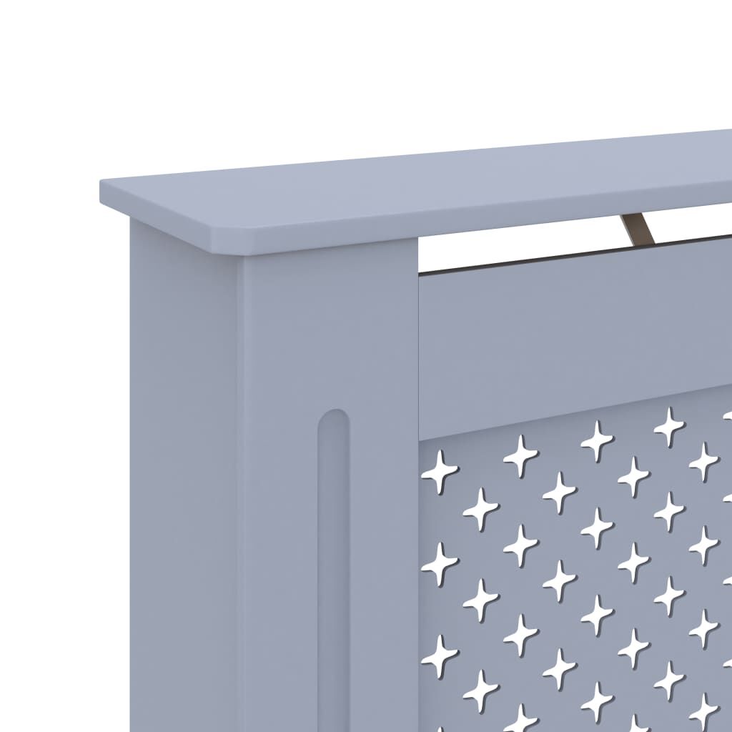vidaXL Radiator Cover Anthracite 112x19x81.5 cm MDF