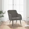 vidaXL Armchair Dark Grey 63x76x80 cm Velvet