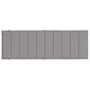 vidaXL Sun Lounger Cushion Grey 186x58x4cm Oxford Fabric