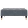 vidaXL Footstool Dark Grey 77x55x31 cm Velvet