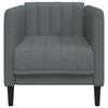 vidaXL Sofa Chair Dark Grey Fabric