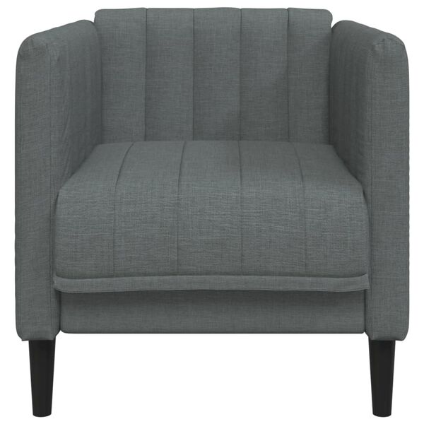 vidaXL Sofa Chair Dark Grey Fabric