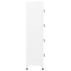vidaXL Locker Cabinet White 38x45x180 cm Steel
