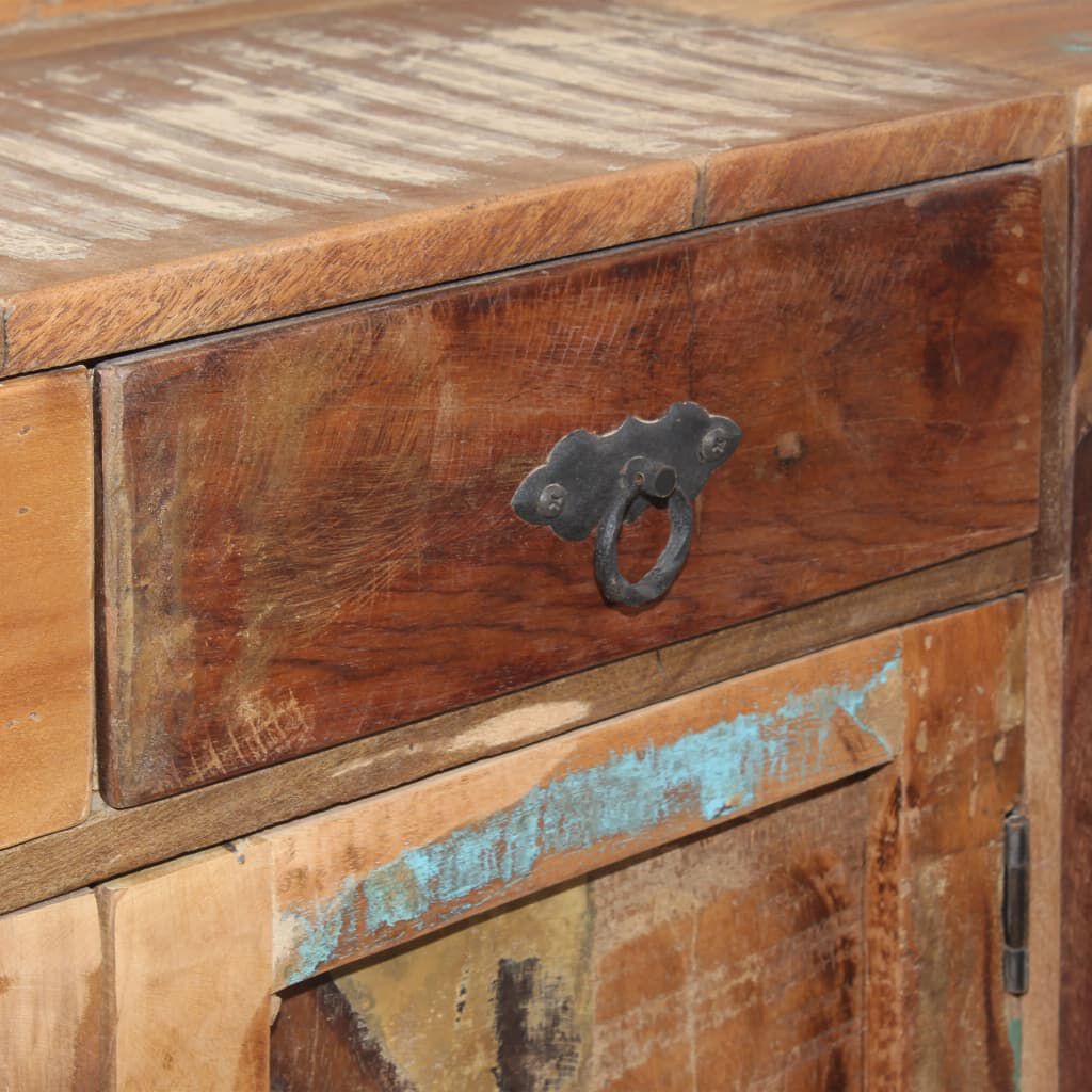 vidaXL Sideboard with Shelves Solid Reclaimed Wood 120x35x200 cm