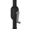vidaXL Garden Parasol with Metal Pole 390 cm Black