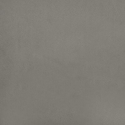 vidaXL Bed Frame Light Grey 183x213 cm California King Velvet
