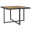 vidaXL 9 Piece Outdoor Dining Set Poly Rattan and Acacia Wood Black