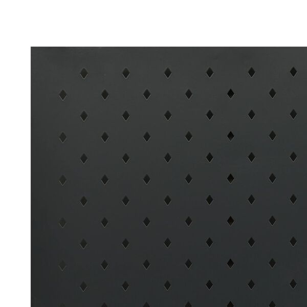 vidaXL 3-Panel Room Divider Black 120x180 cm Steel