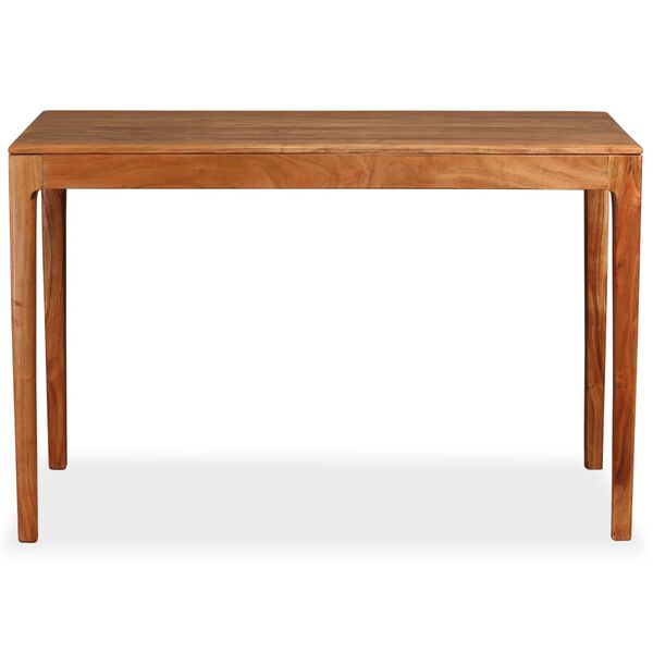 vidaXL Dining Table Solid Wood 118x60x76 cm