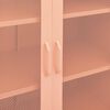 vidaXL Storage Cabinet Pink 80x35x101.5 cm Steel